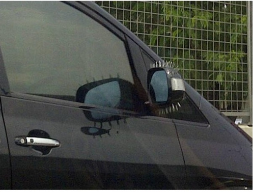 pengaman kaca spion mobil anti maling