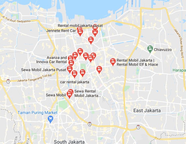 rental mobil Jakarta Pusat